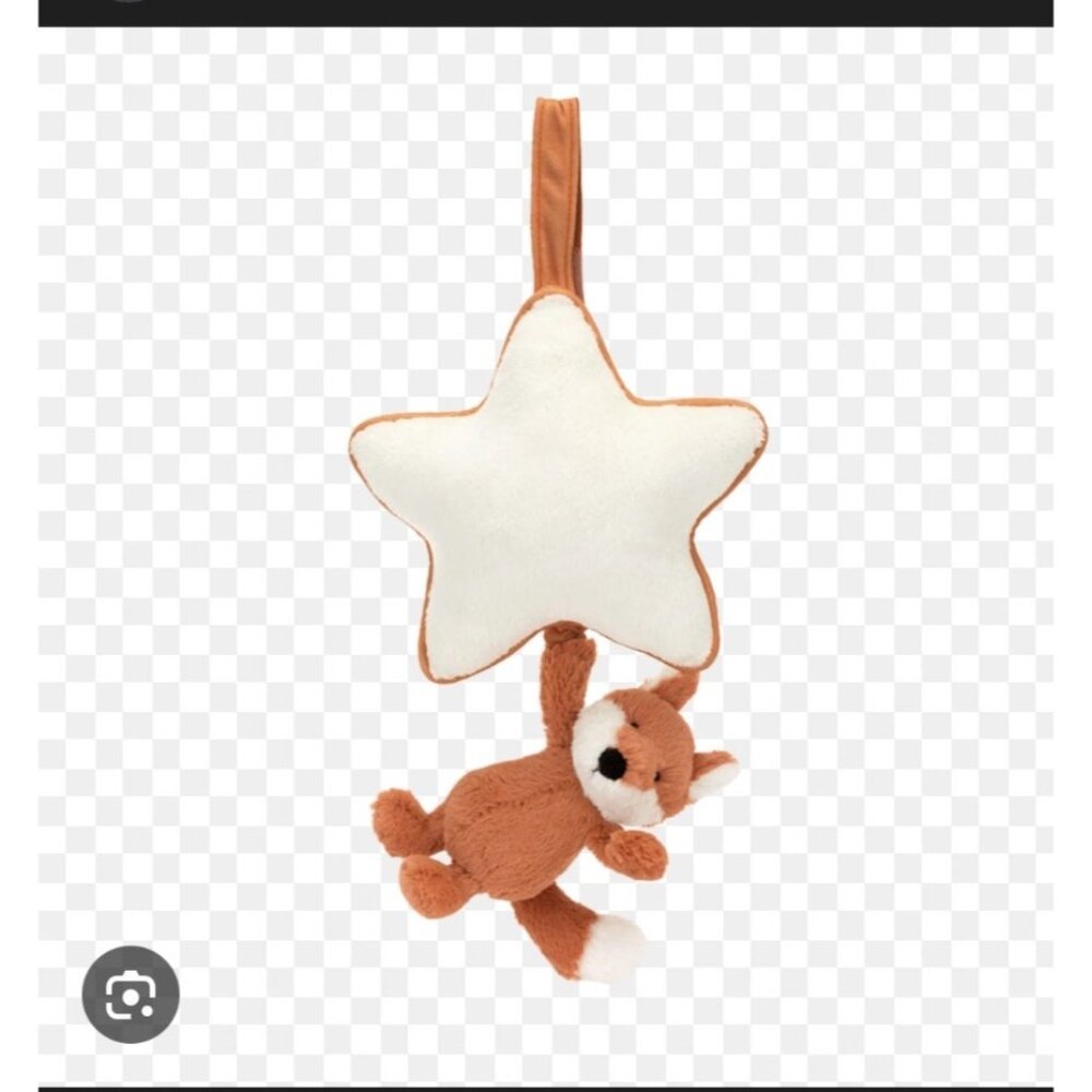 Bashful Fox Cub Musical Pull Baby Toy